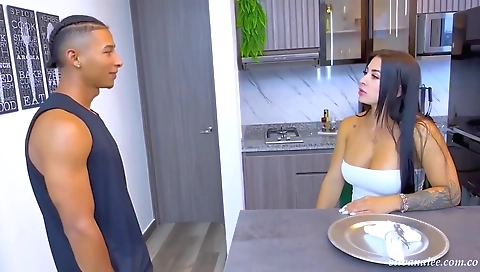 Hawt sweetheart has anal sex with a stripper