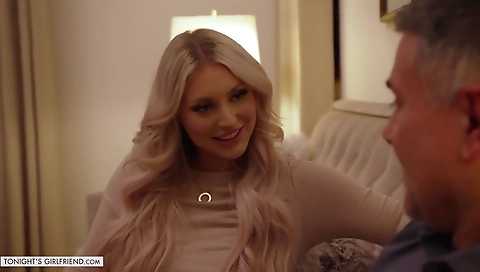 Hot blonde does anal toy