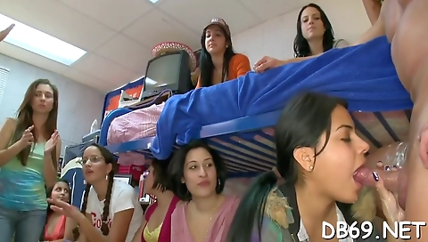 Sexy brunette hair with a sexy ass and her big black meas eyeglasses