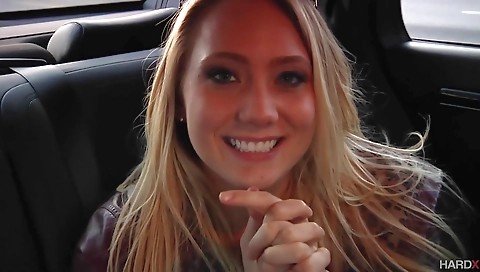 Sexy babe gets banged in her tight and mouth