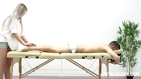 Blonde cutie loves the cum- letter karups