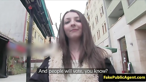 Cute slut rides and fucks a hard dick