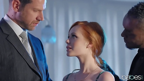 Sexy blonde fucked on aka